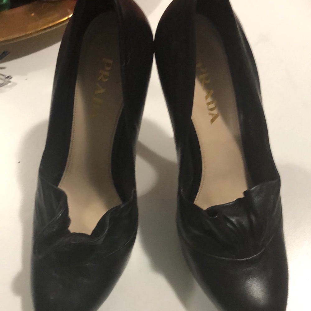 Prada platform  pumps